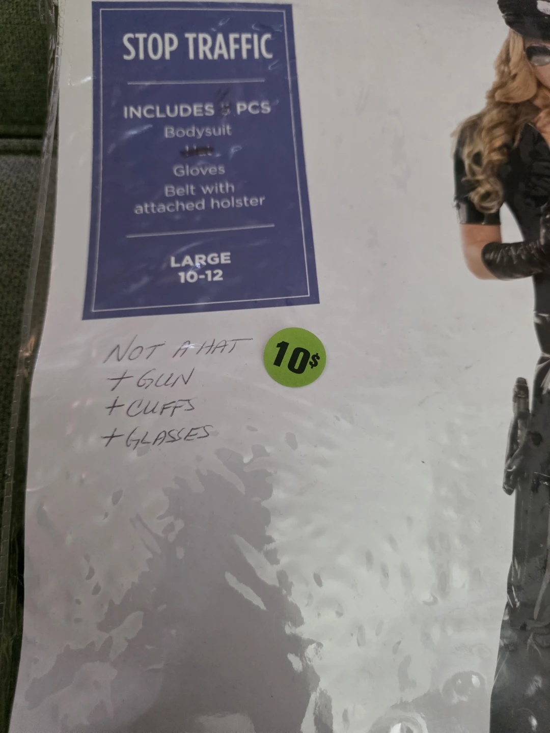 Womens Police Halloween Costume Large - photo 2