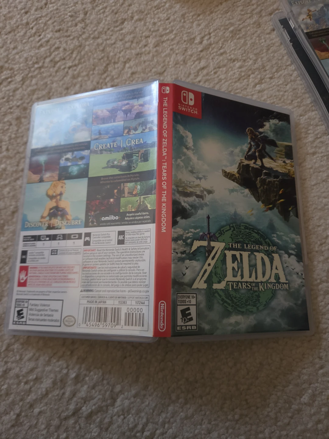 The Legend of Zelda: Tears of the Kingdom Nintendo Switch Game - photo 5