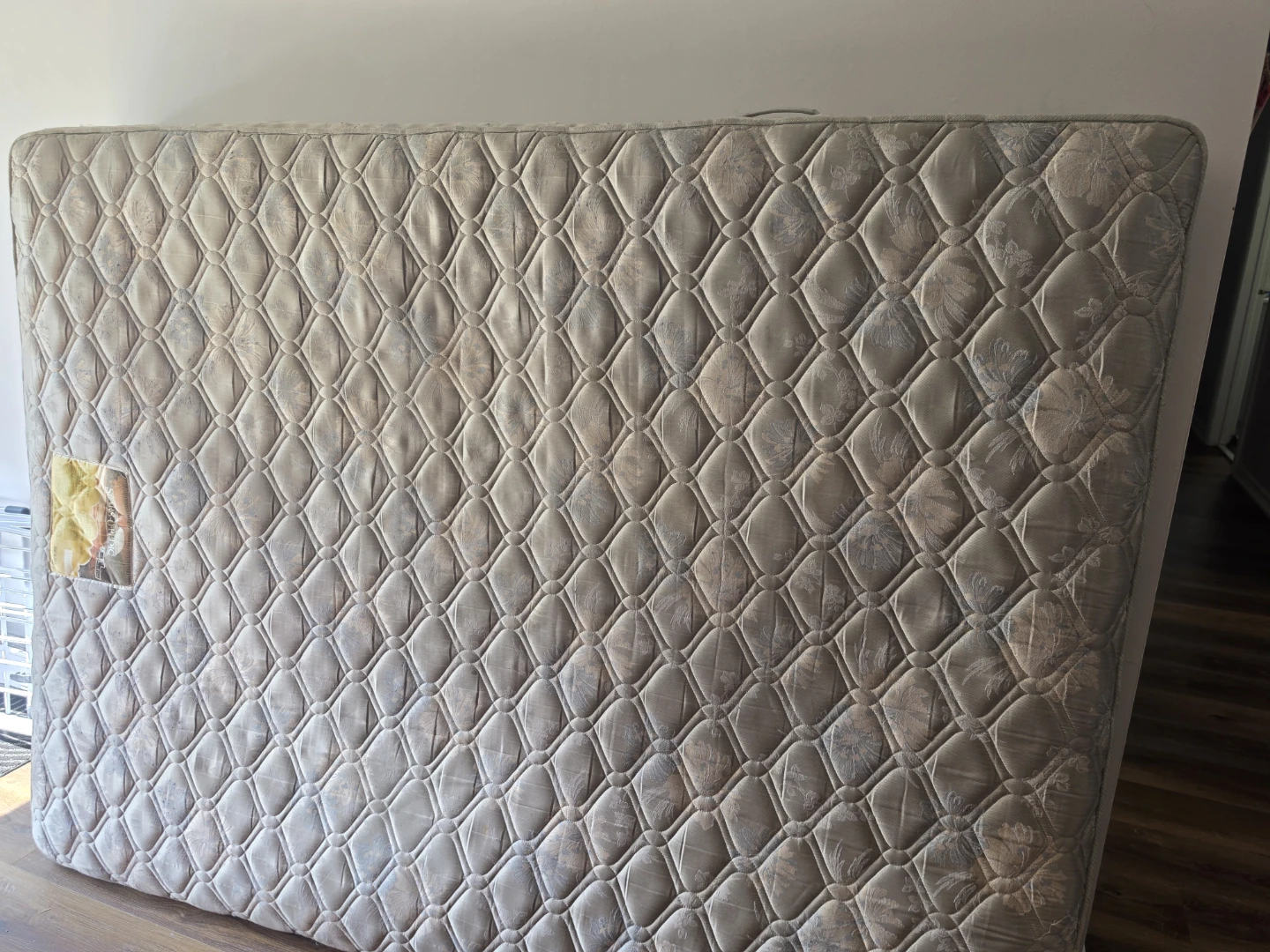 Used king size Mattress and Bed Frame