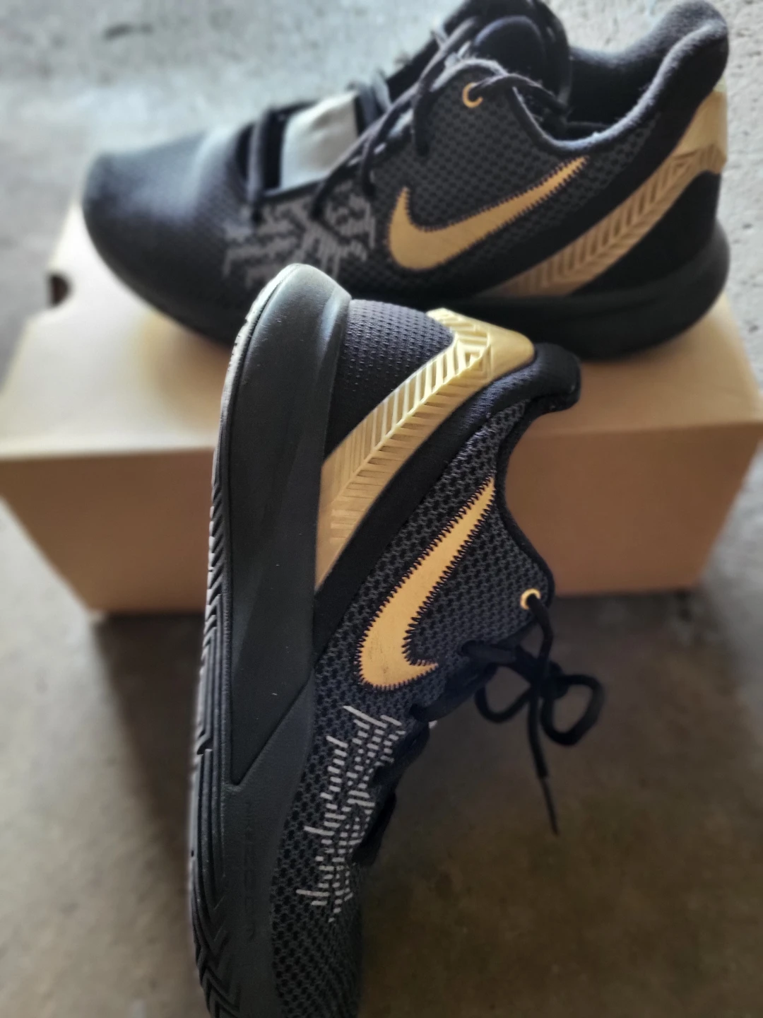 Nike Men's Basketball Shoes - Black/Gold - photo 2