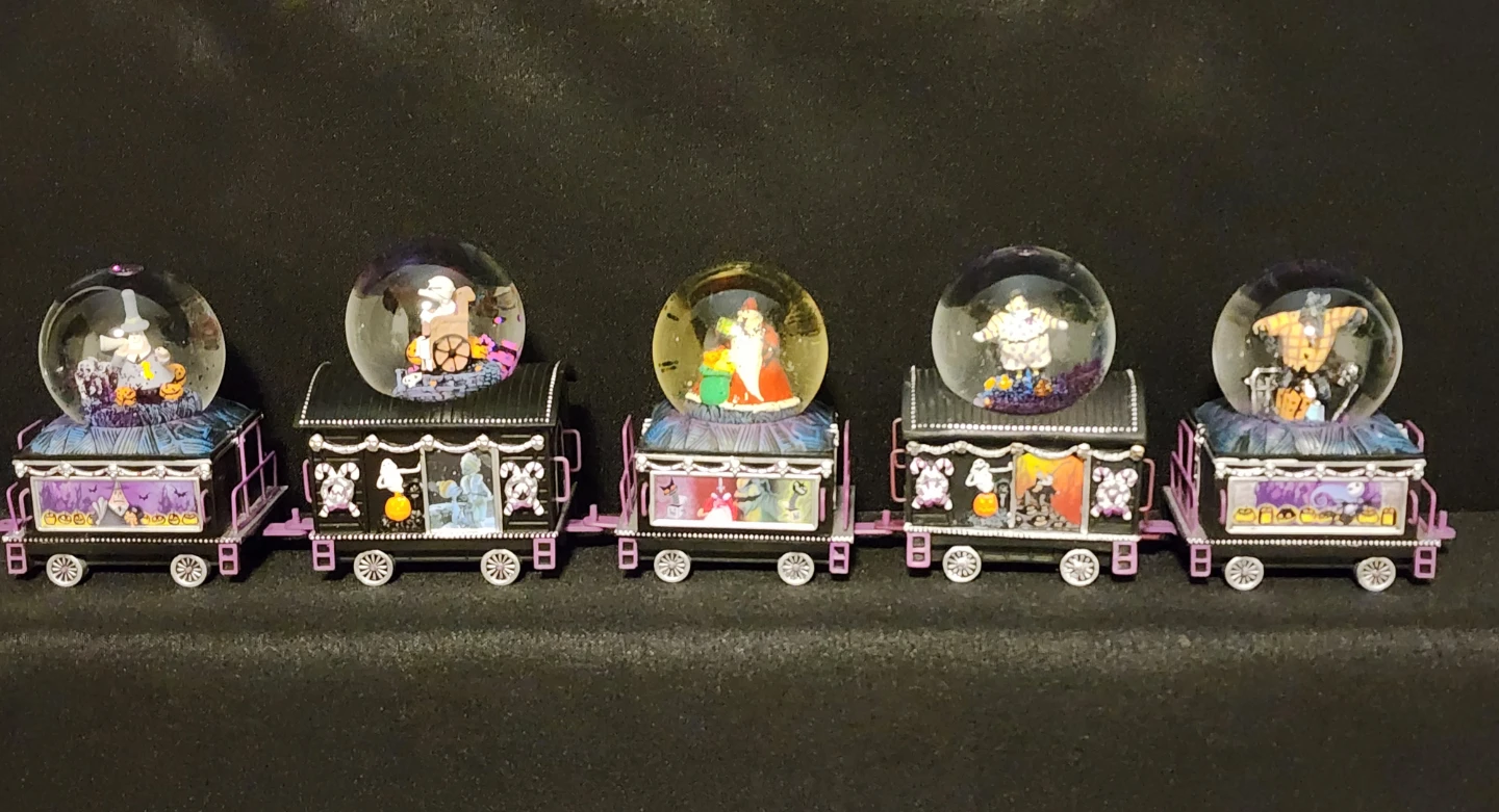 Part 2: DISNEY'S GLITTER GLOBE TRAINS-$70CAD EACH