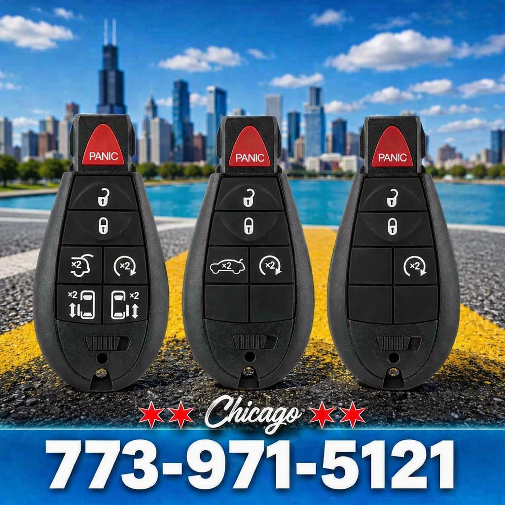 Remote Keys for Dodge, Jeep Chrysler