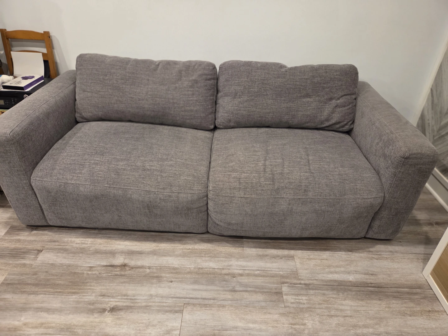 Grey Two-Seater Sofa - photo 3