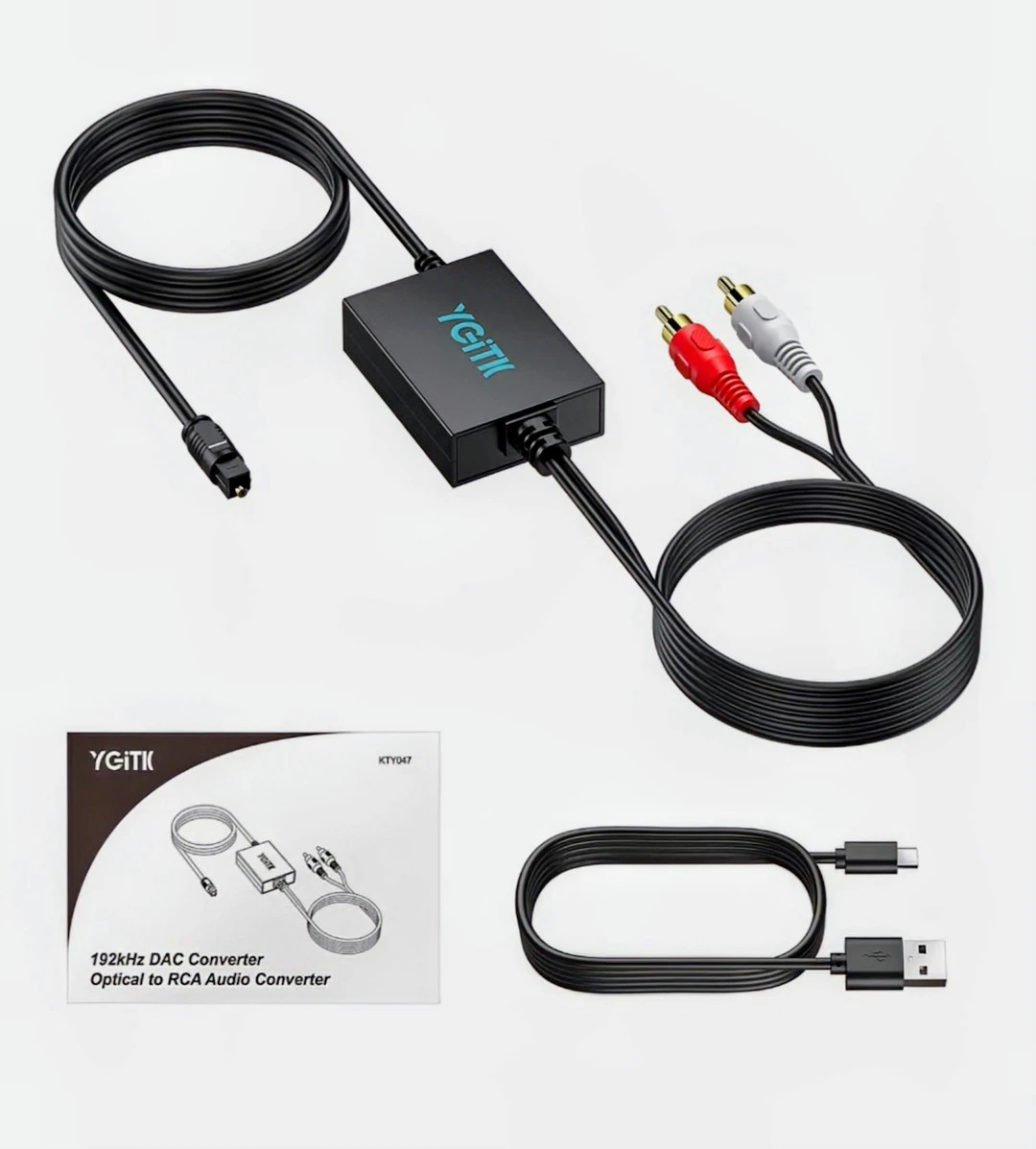 YGTIK DAC Converter Digital Audio Optical to RCA Cable - photo 2