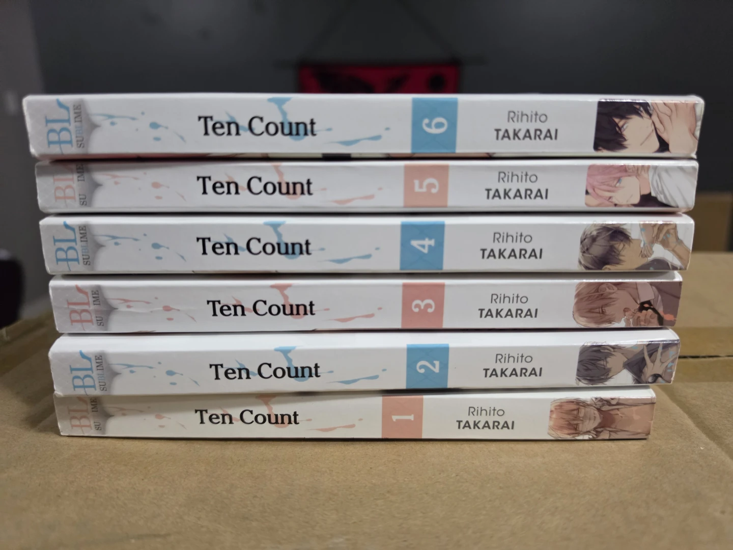 Ten Count Manga Volumes 1-6