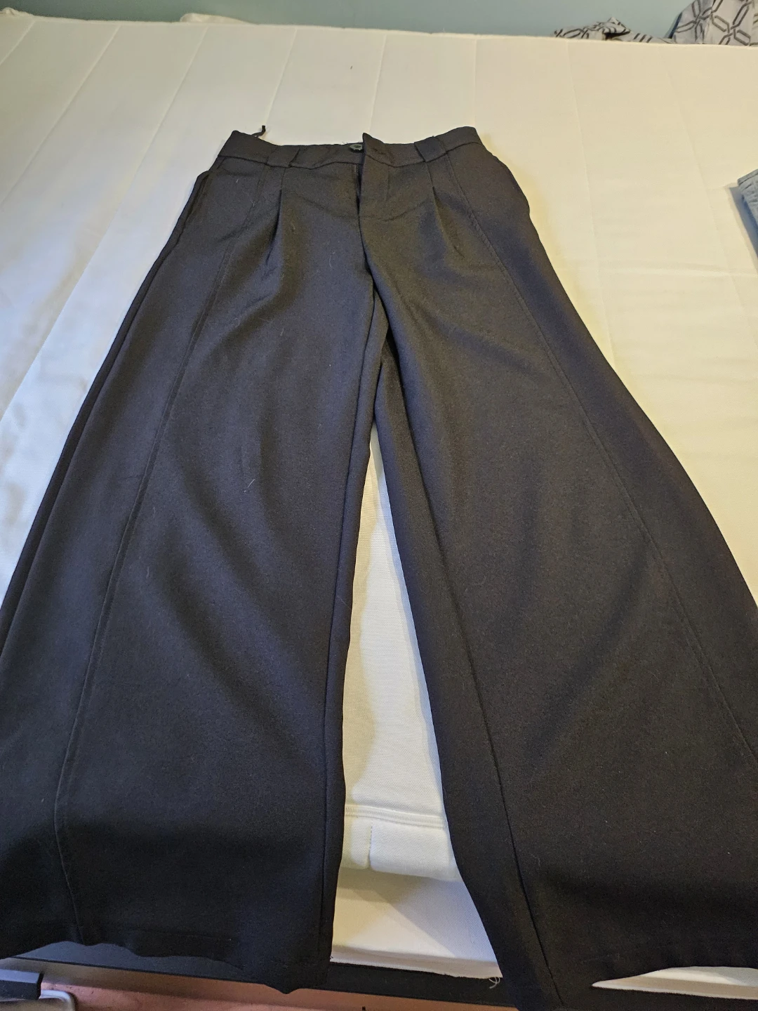 Size 27,  Bundle of Black Wide-Leg Pants and wide jeans - photo 3