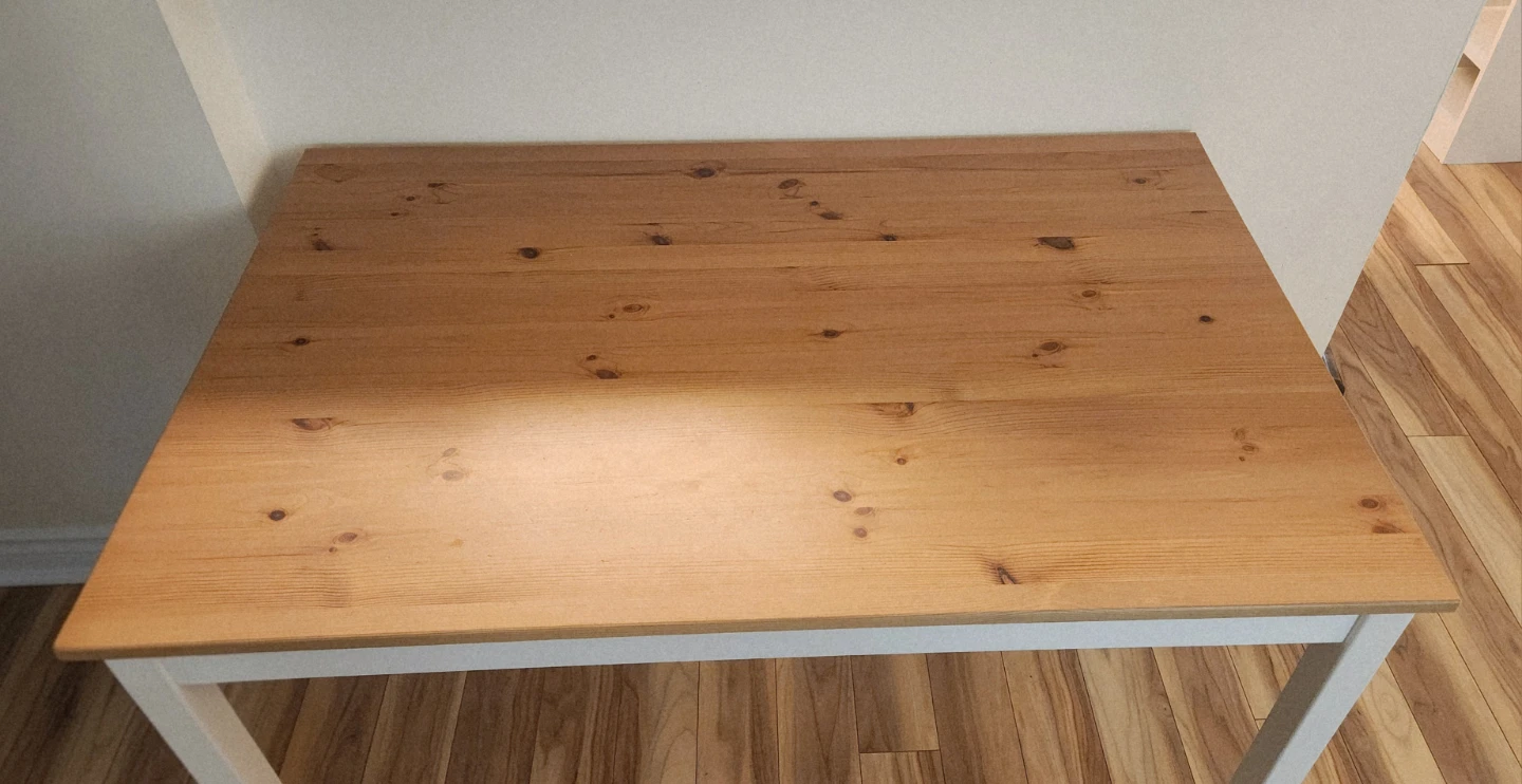 Ikea Wooden Top Table - photo 2