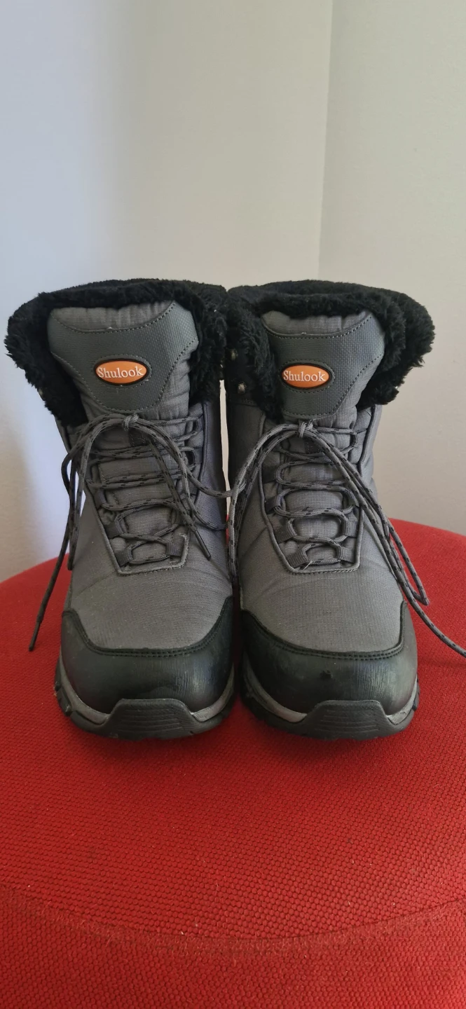 Shulook Gray Winter Boots 10.5
