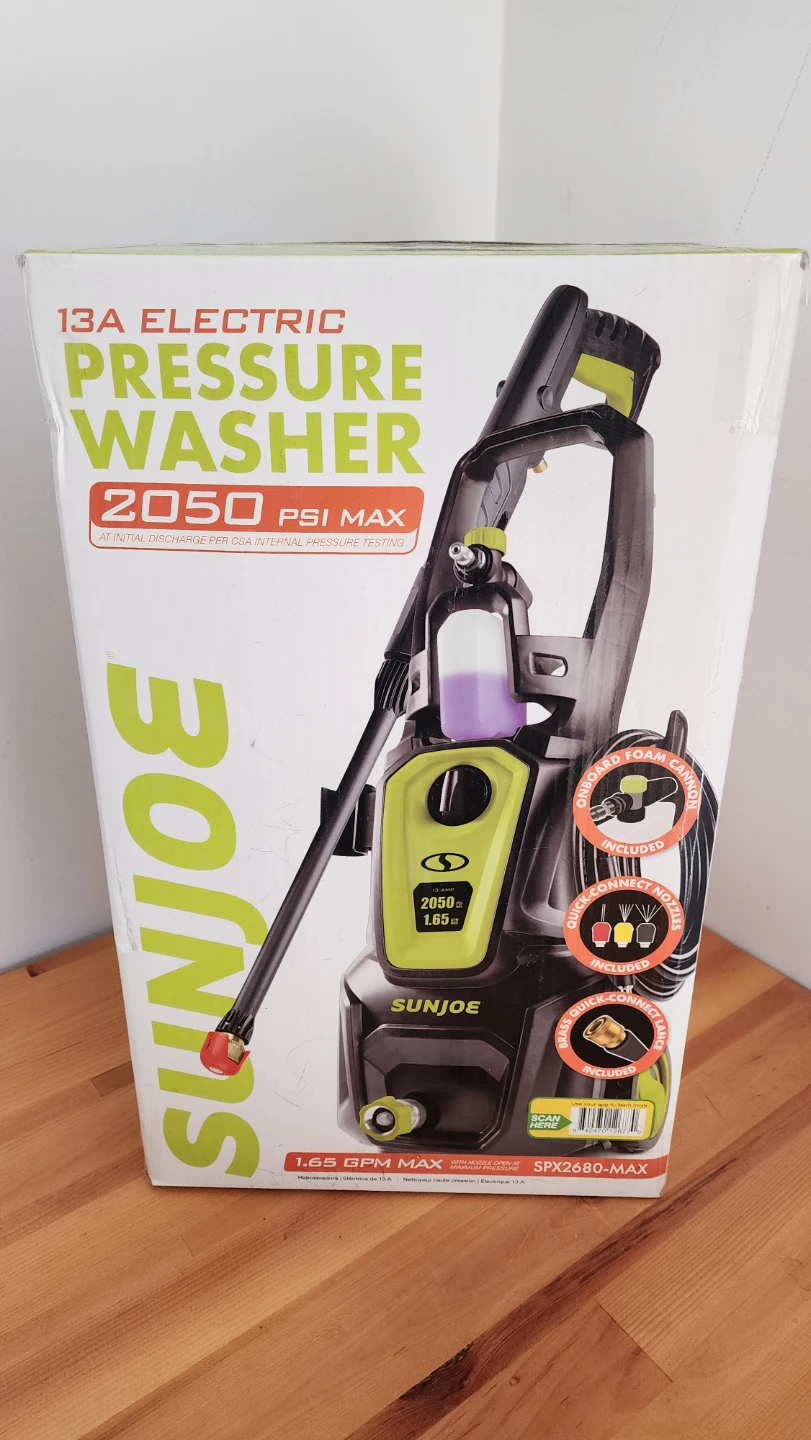 Sun Joe 13A Electric Pressure Washer 2050 PSI Max SPX2680-MAX - photo 3