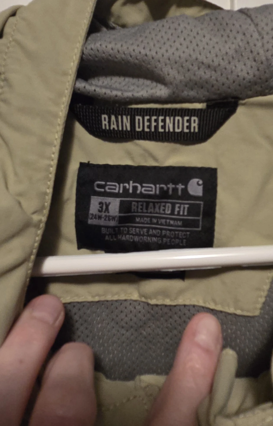 Women's Plus 3xl Carhartt Rain Defender Jacket - photo 2