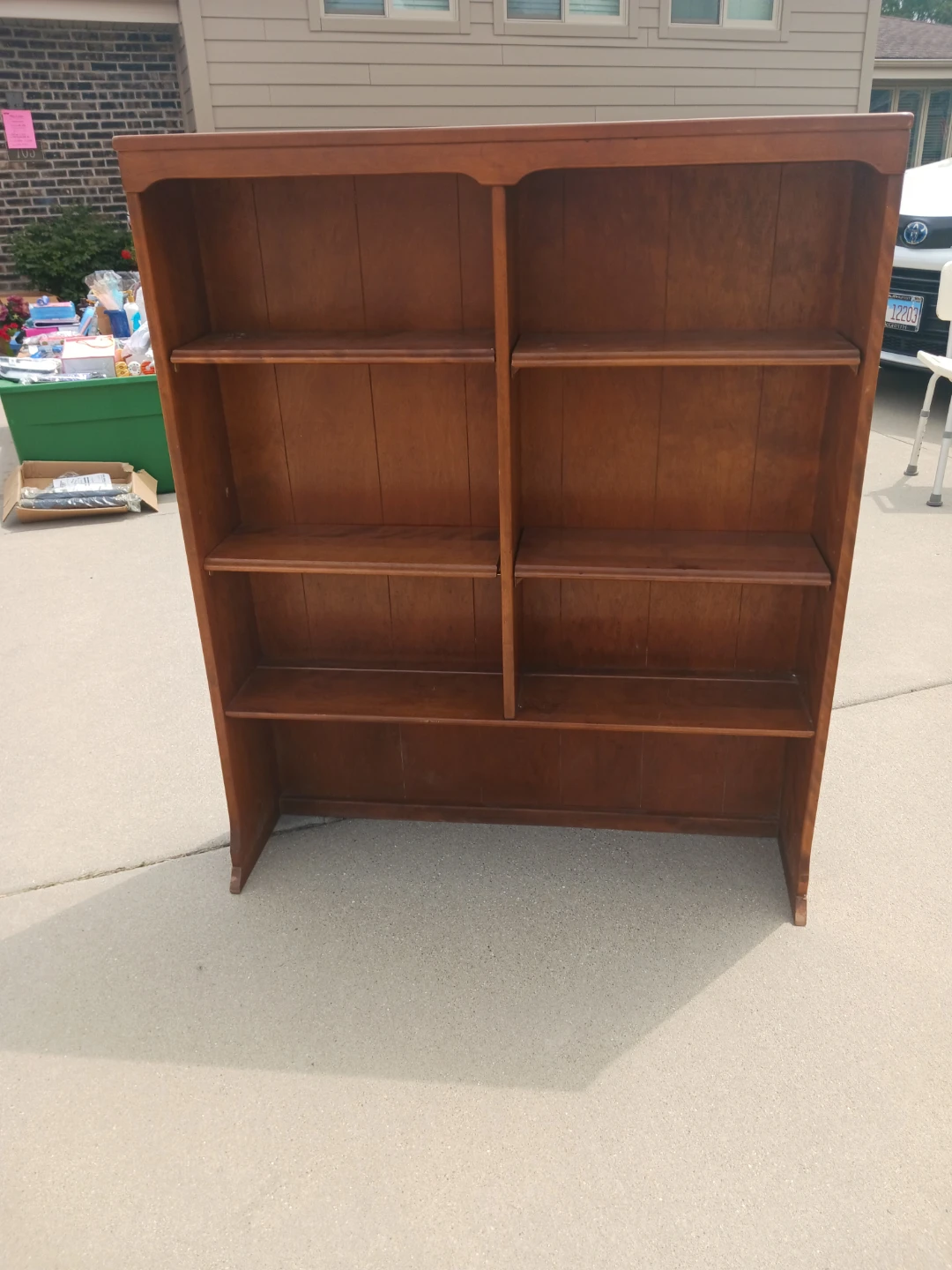 Wooden Bookshelf