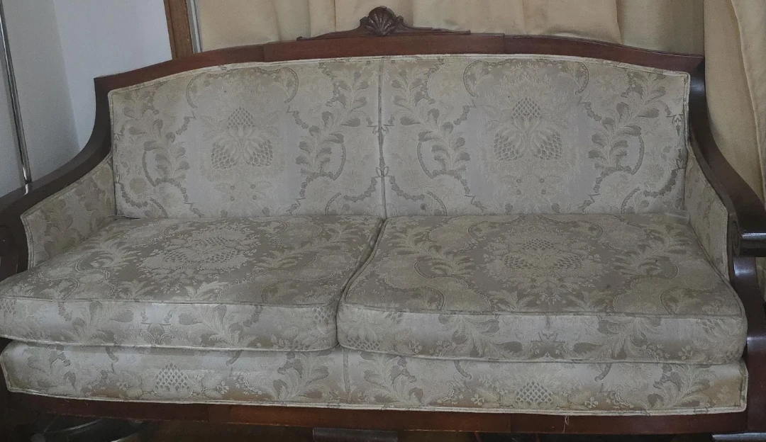Vintage Loveseat and Chair Set
