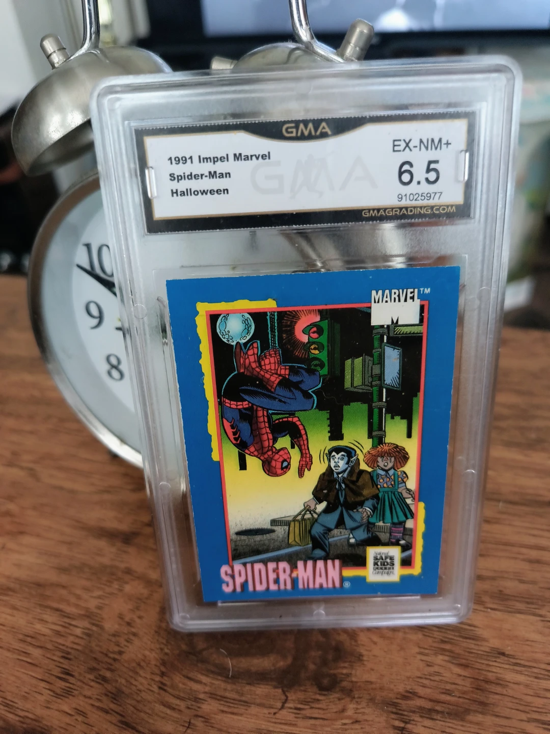 Halloween Spiderman Graded Card 1991 Imperial Marvel