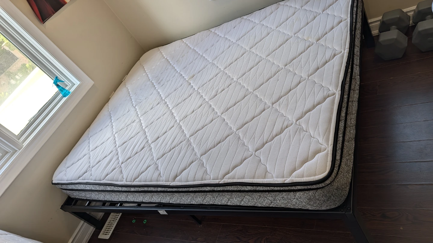 Queen Size Bed Frame + Mattress - photo 2