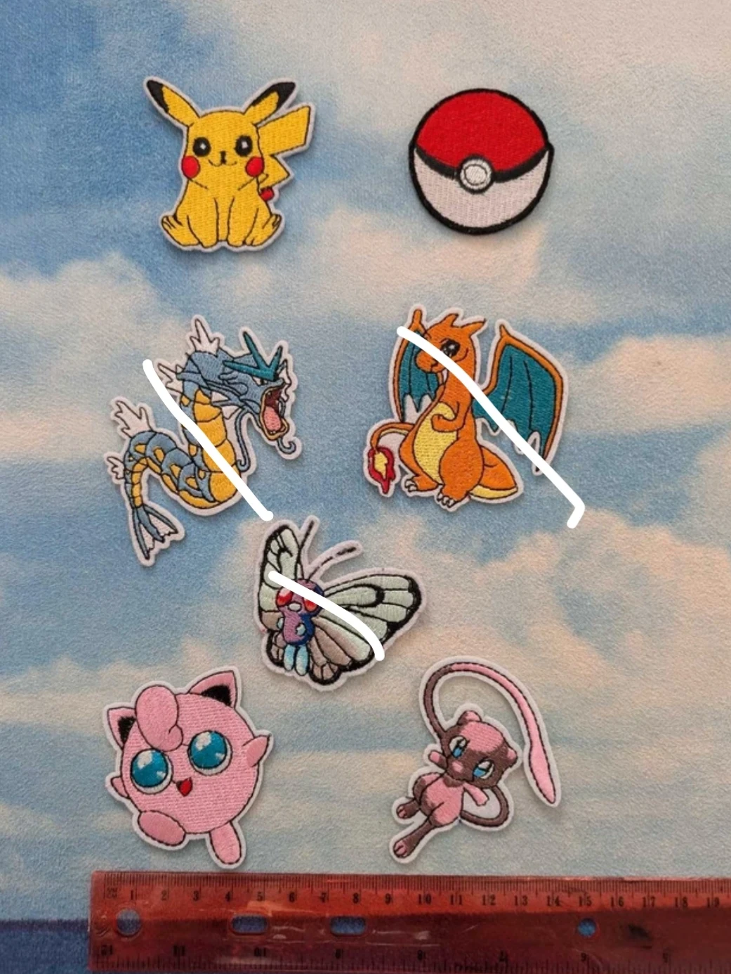 Set of 4 Pokemon patches - photo 2