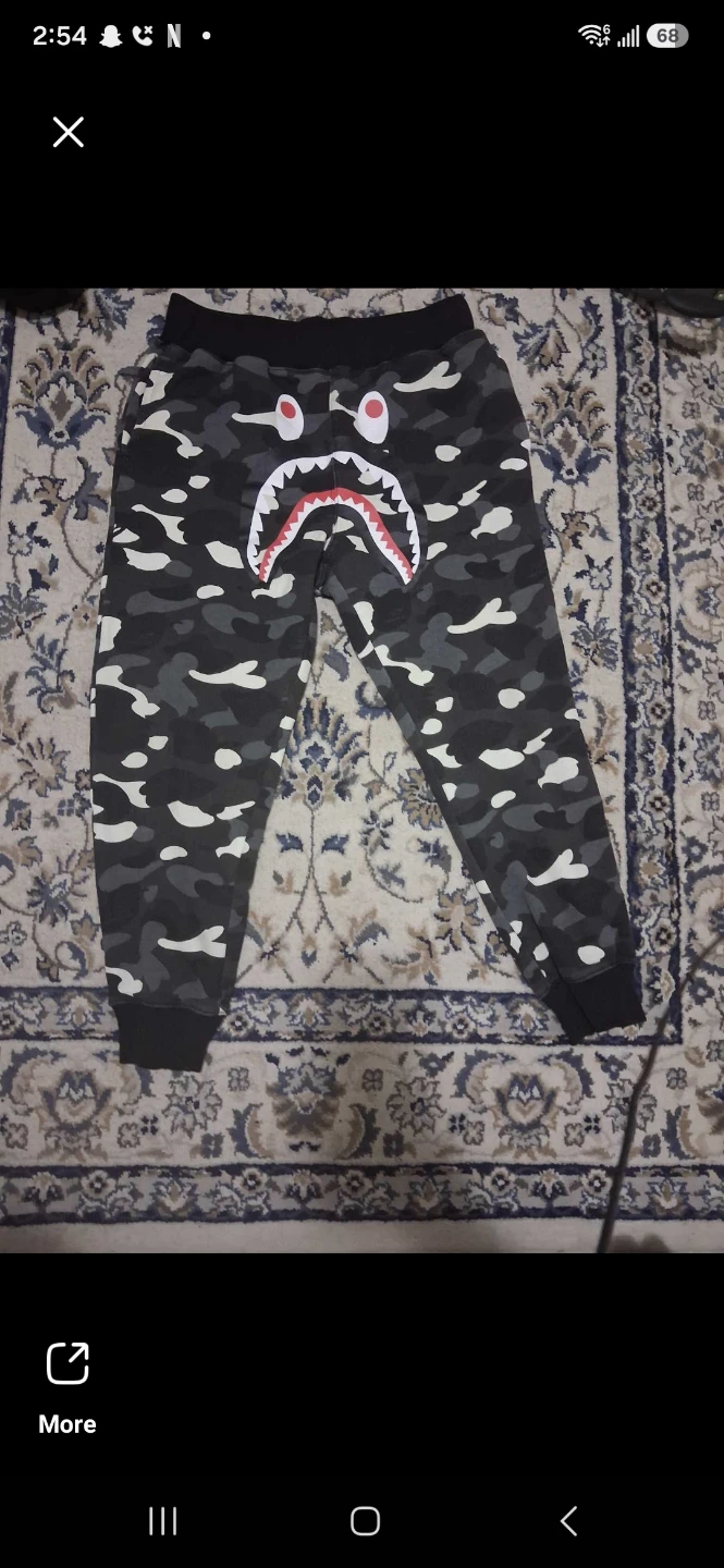 BAPE Shark Camo Joggers
