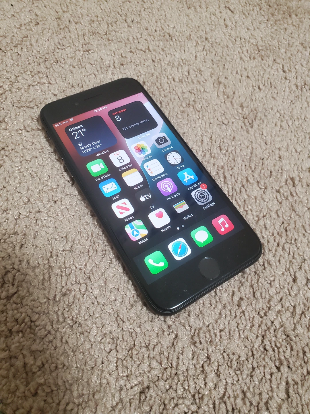 Apple iPhone SE (2nd Gen) - 64GB - Black
