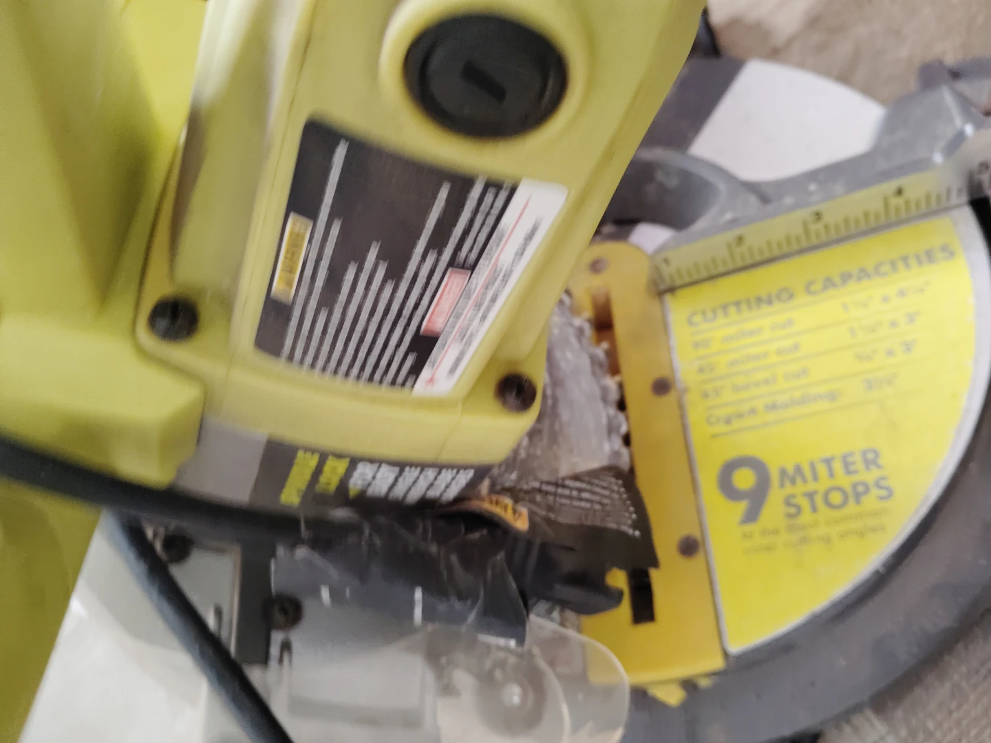 Ryobi Compound Miter Saw 7 1/4 inch Blade - photo 5