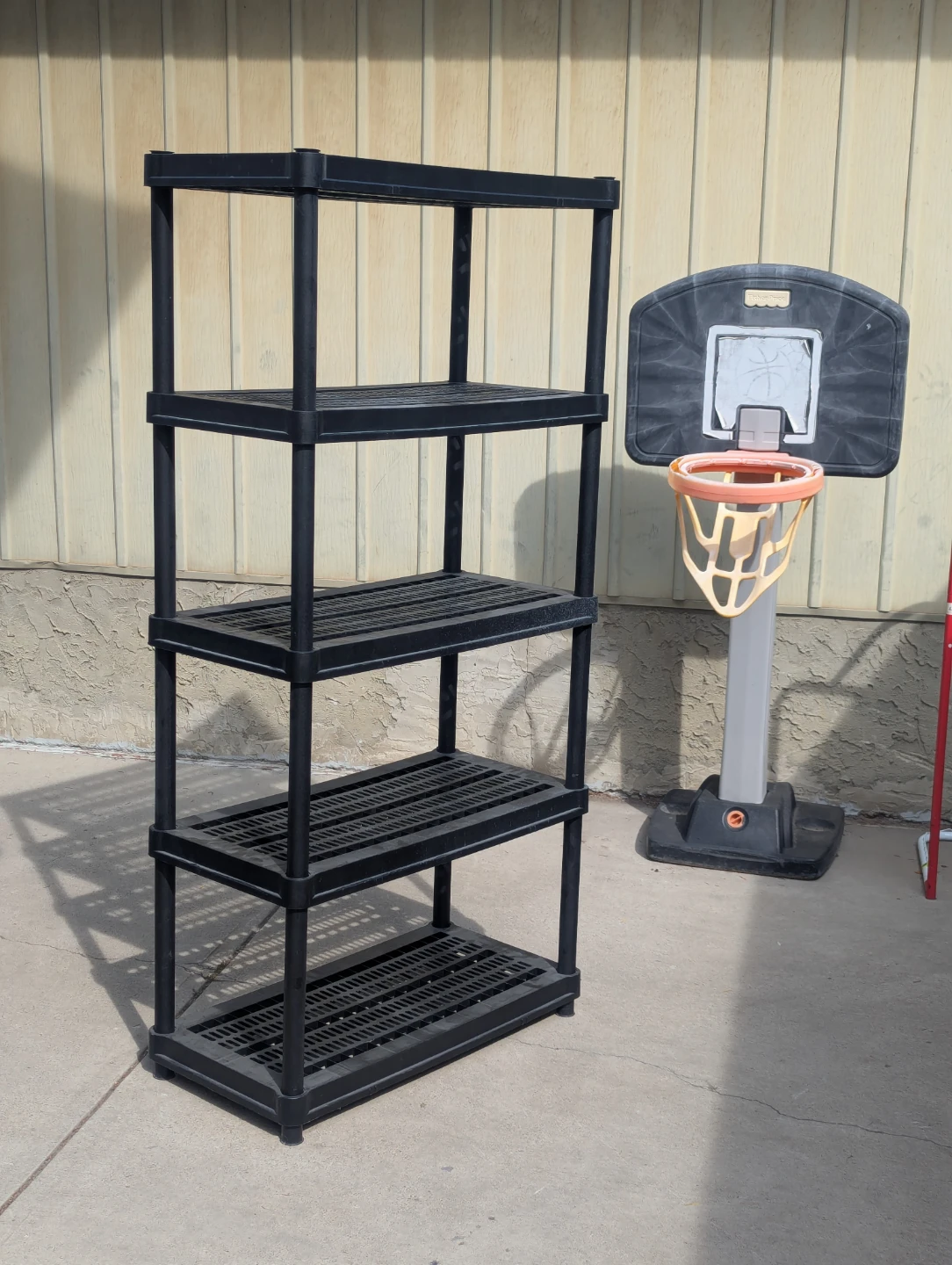 5-Tier Plastic Utility Shelf - photo 4