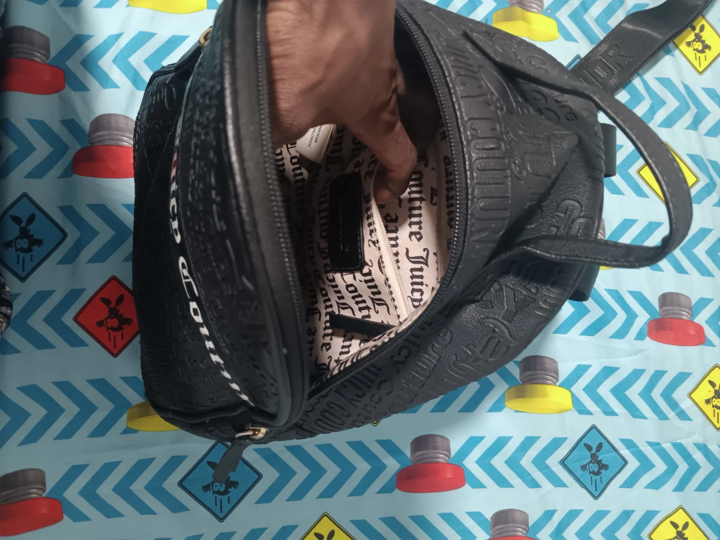 Black Juicy Couture Backpack Purse - photo 5