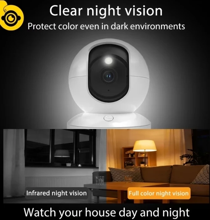5 pcs Boykeep White Security Camera with Clear Night Vision set - photo 2
