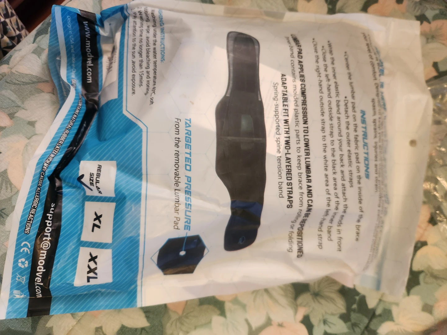 Modvel Premium Back Brace Regular Size - photo 2