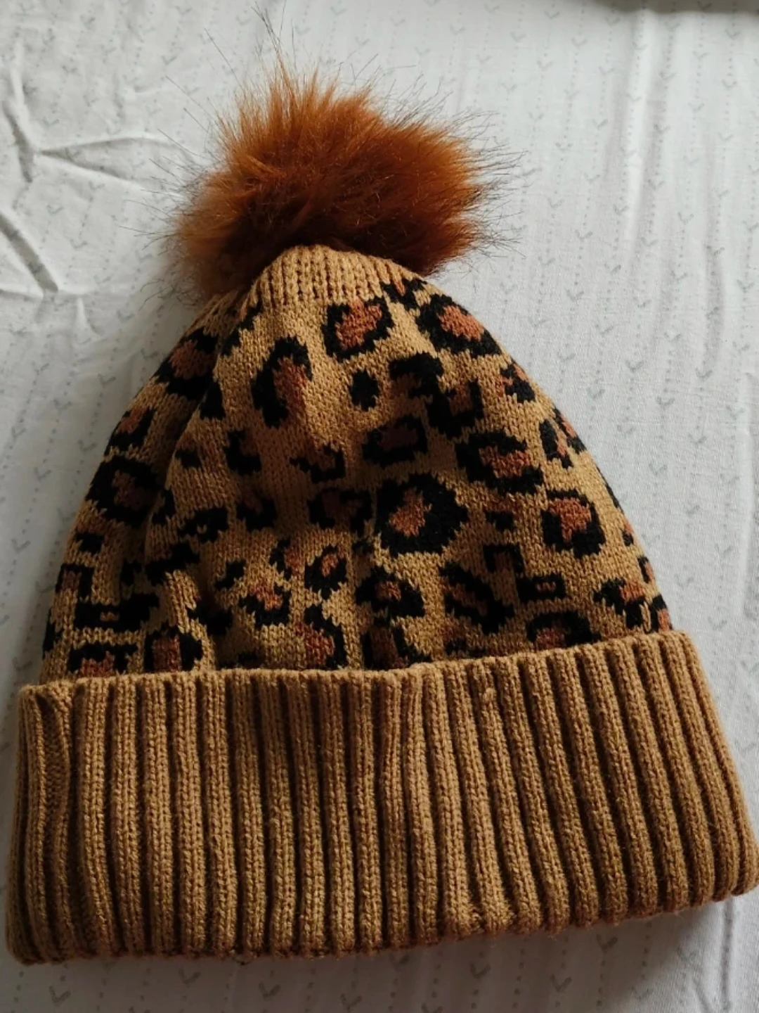 Leopard Print Pom Pom Toque - photo 2