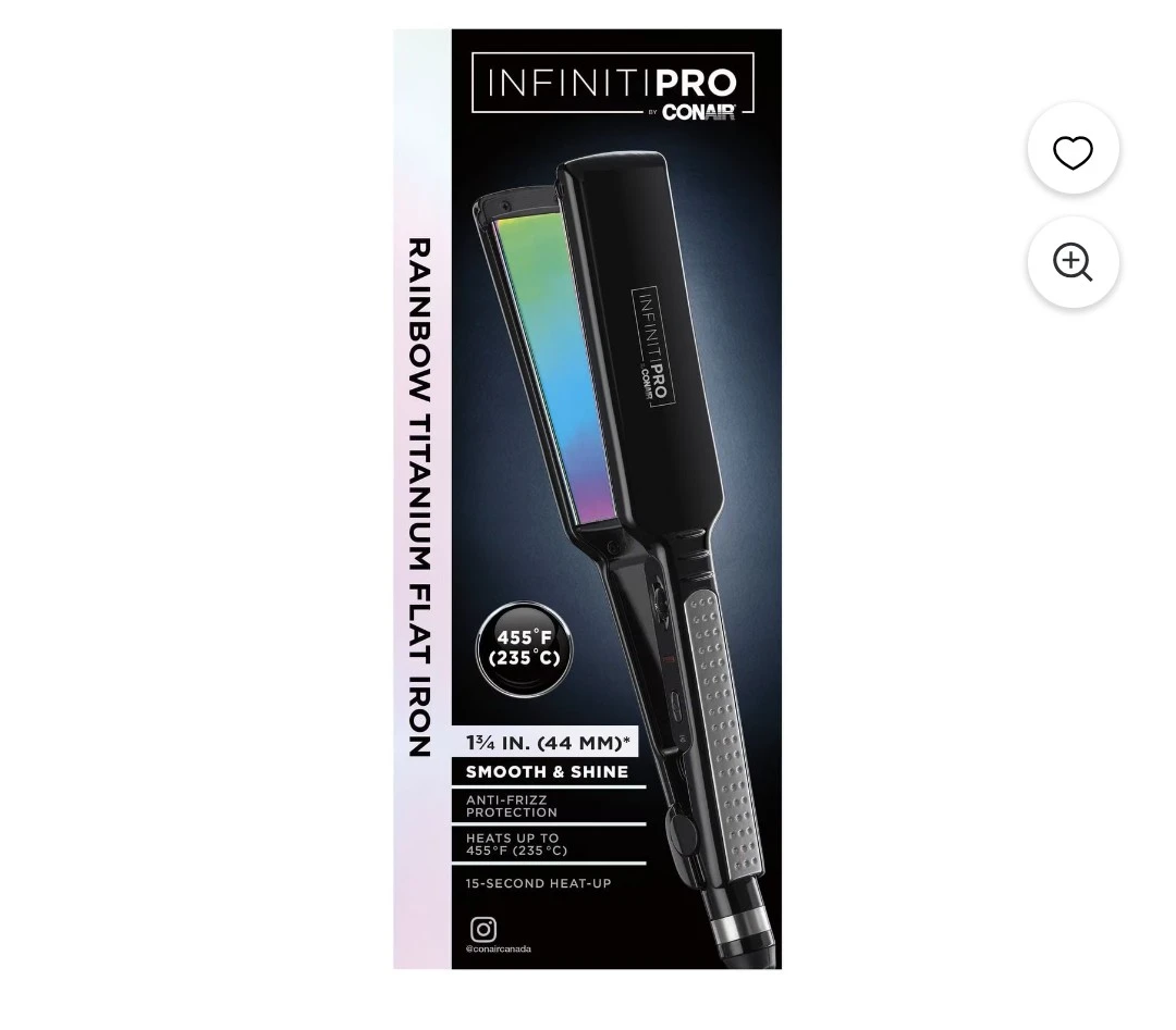 InfinitiPro by Conair Rainbow Titanium Flat Iron