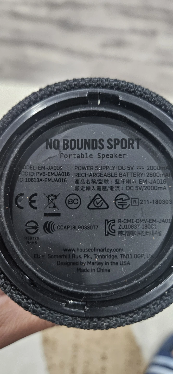 House of Marley NO BOUNDS SPORT Portable Speaker - photo 3