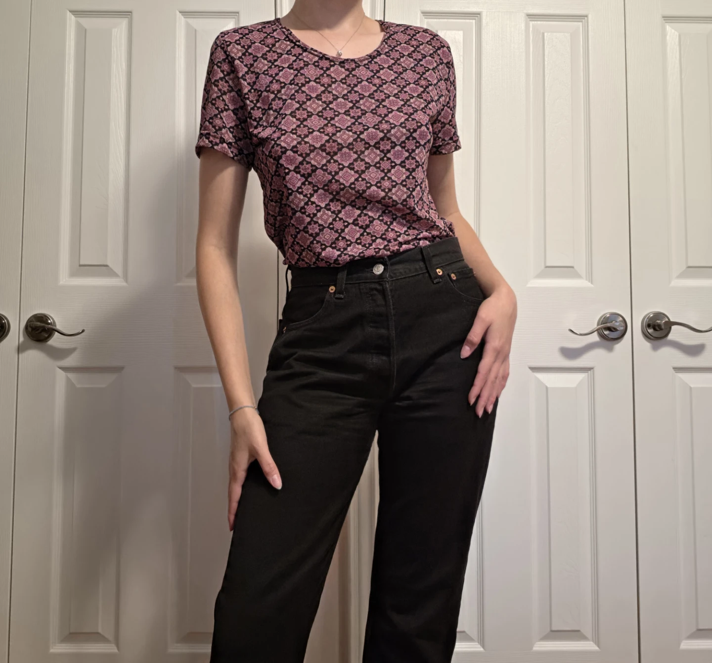 Vintage Ornate Mesh T-Shirt