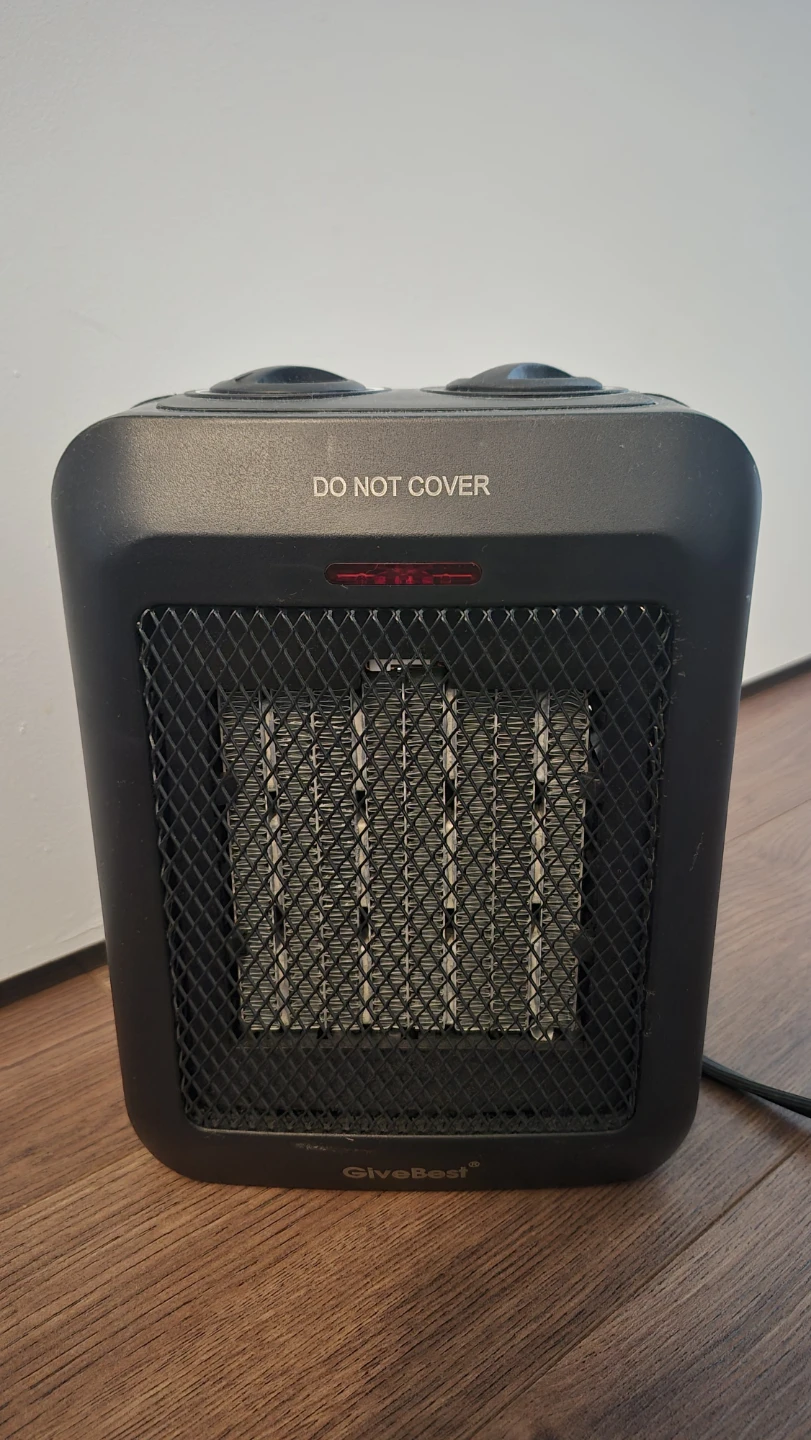 Black Portable Electric Heater