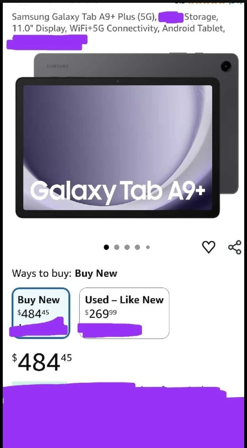 New Samsung Galaxy Tab A9+ Plus 128GB ,128 go Storage - photo 3