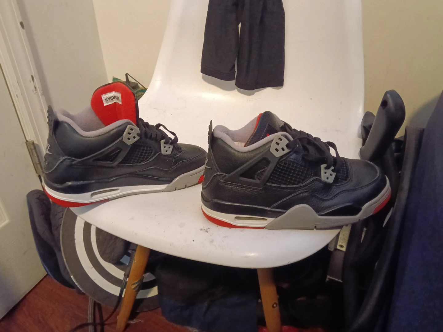 Air Jordan 4 Retro Black Red Cement