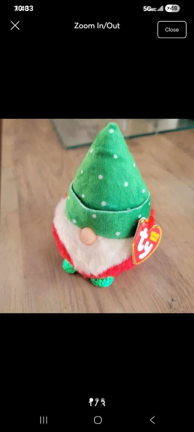 TY Beanie Ball Elf/ Santa