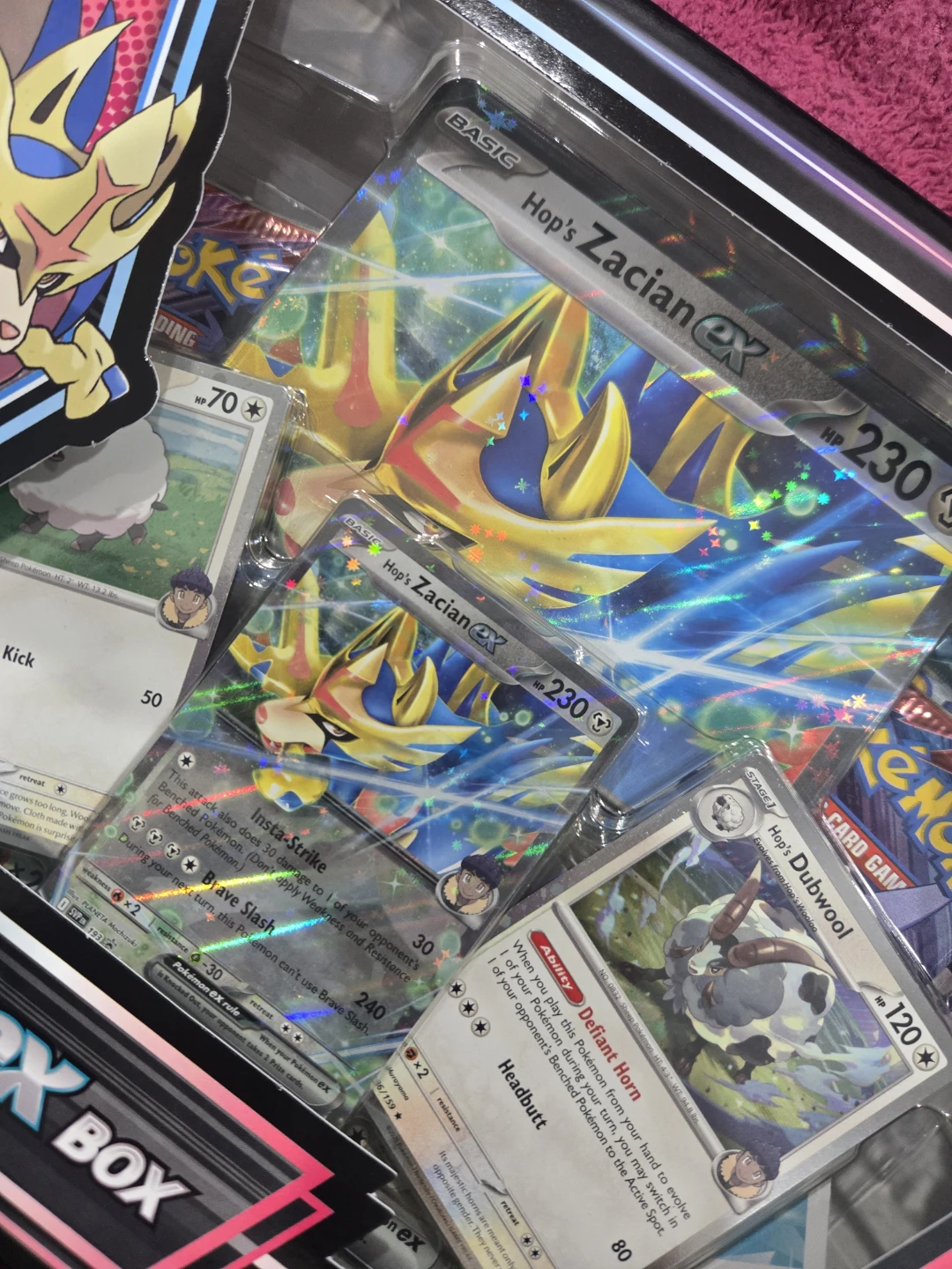 Pokemon Trading Card Game Hop's Zacian EX Box - photo 3