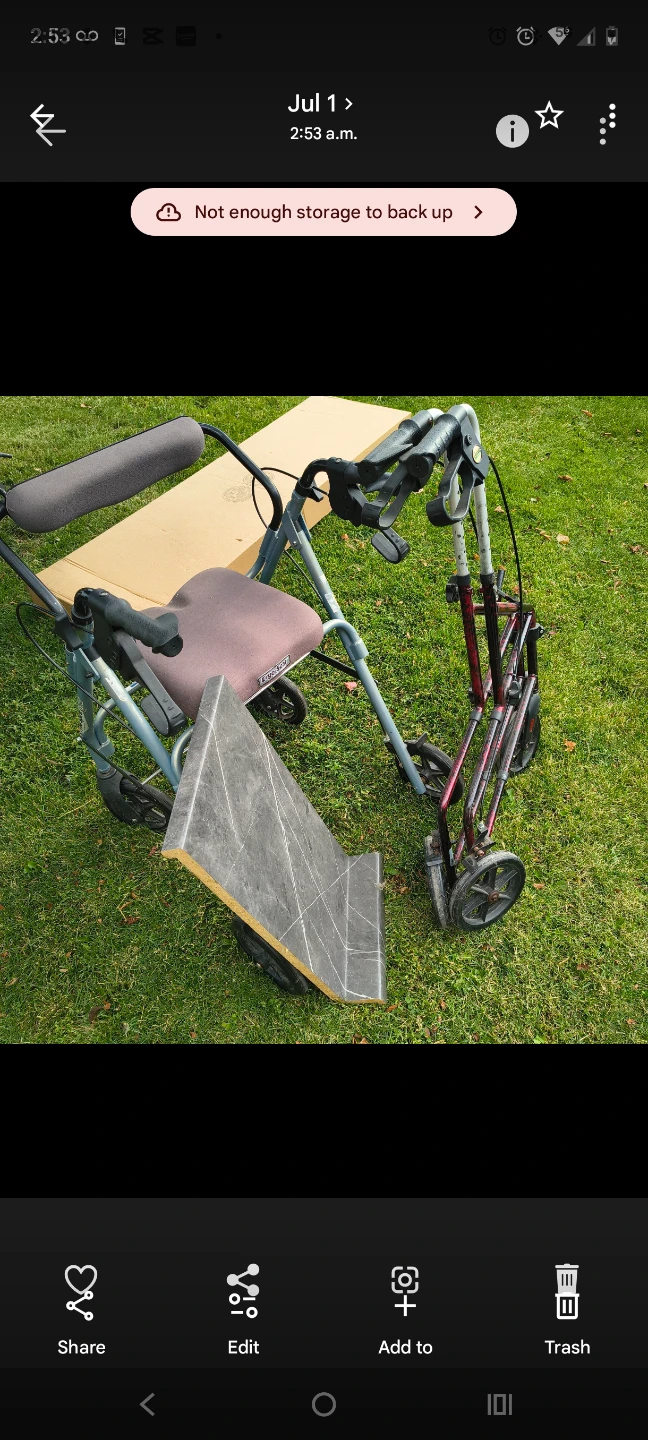 Rolling Walker with Seat