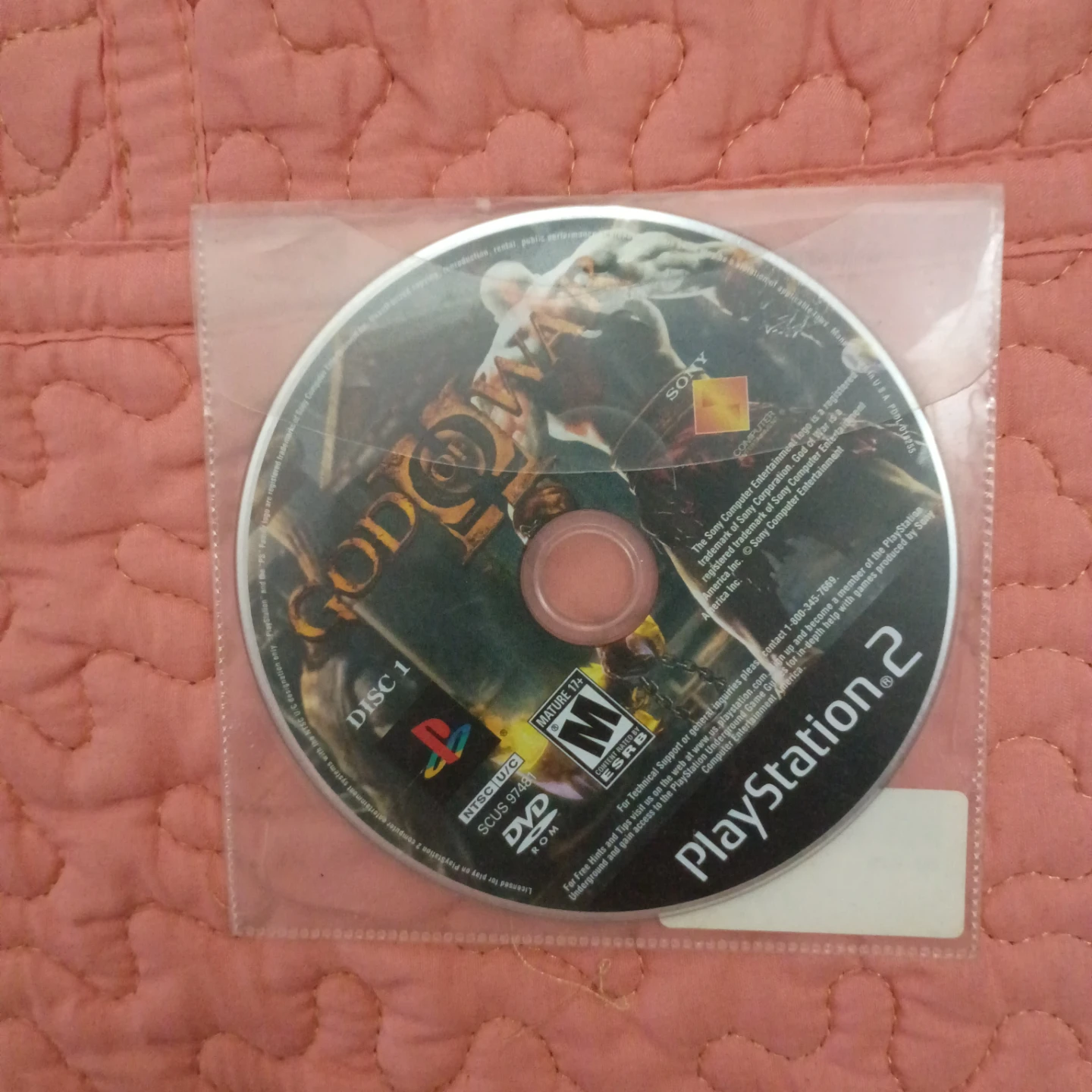 God of War II Disc 1 PlayStation 2 Game