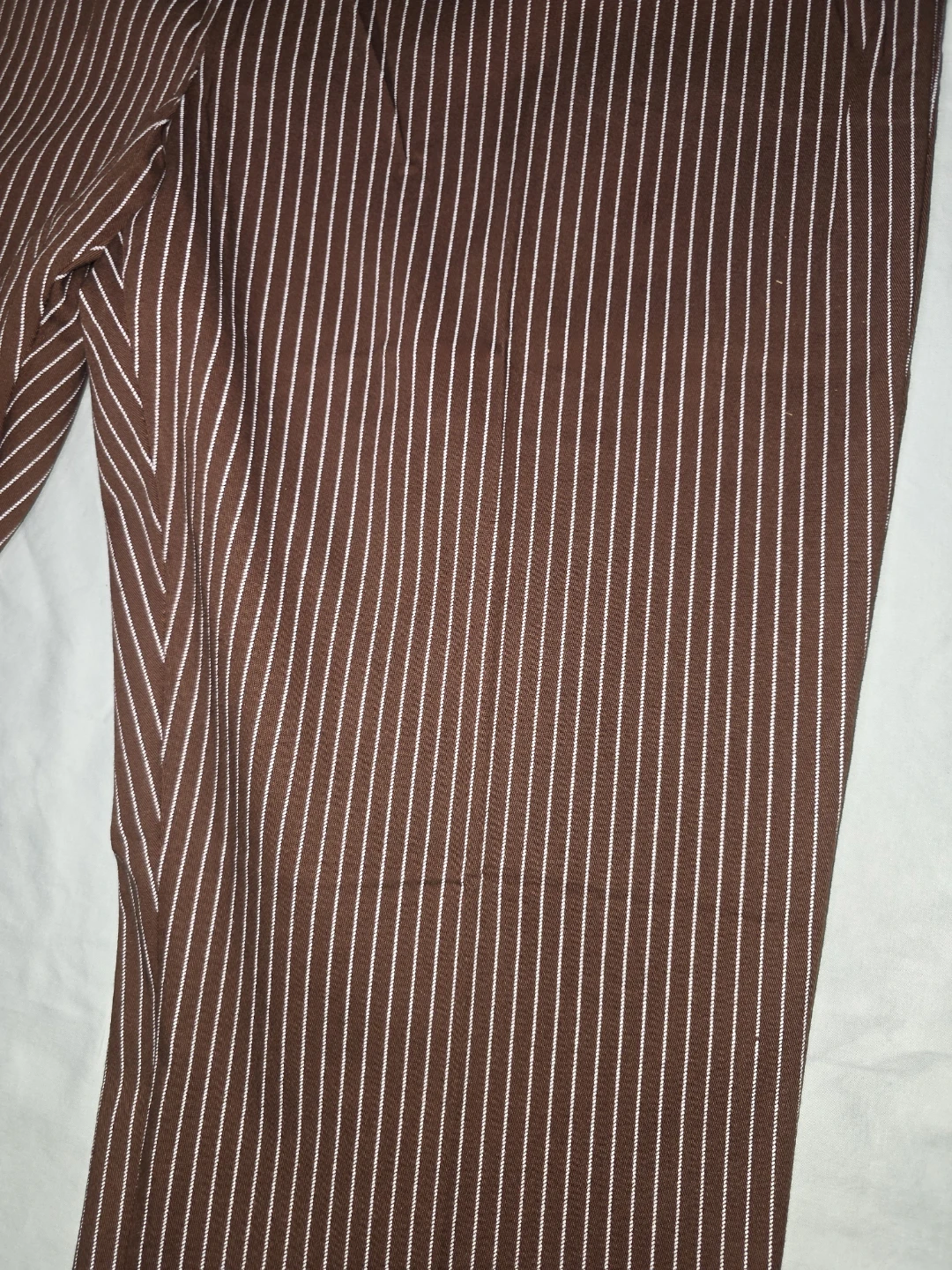 Brown Pinstripe Dress Pants Size XL Brand New - photo 3