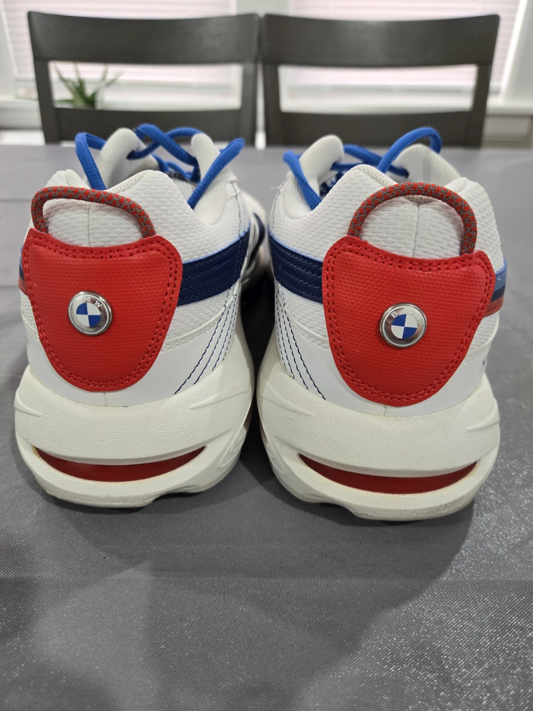 BMW Motorsport White Blue Red Running Shoes - photo 3
