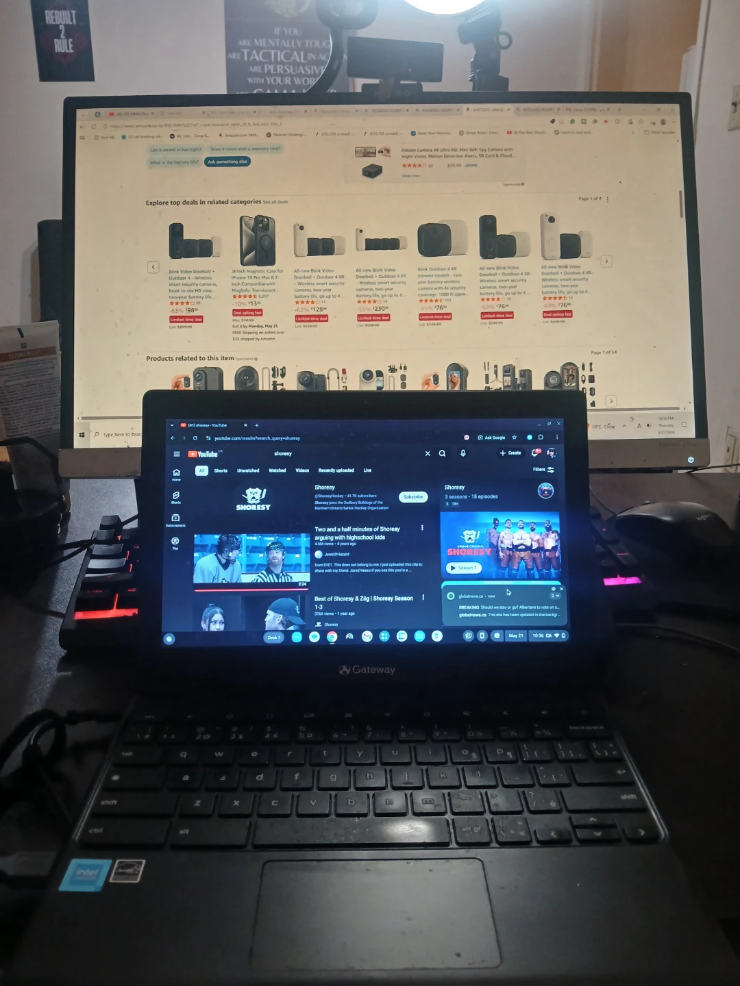 Acer Chromebook laptop, laptop bag and Logitech mouse bundle - photo 4