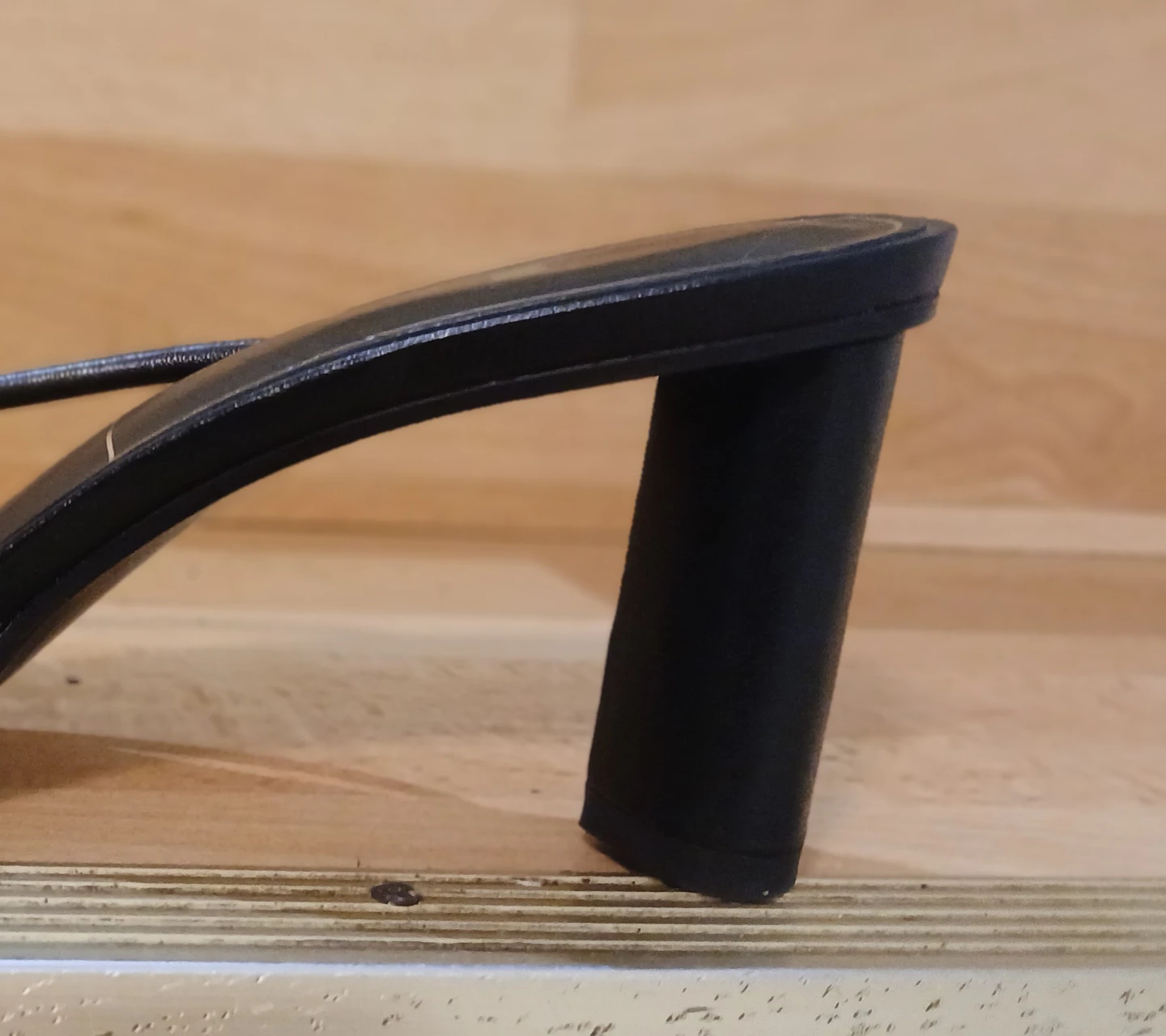 ZARA Black Strappy Block Heel Sandals - Size 37 - photo 5