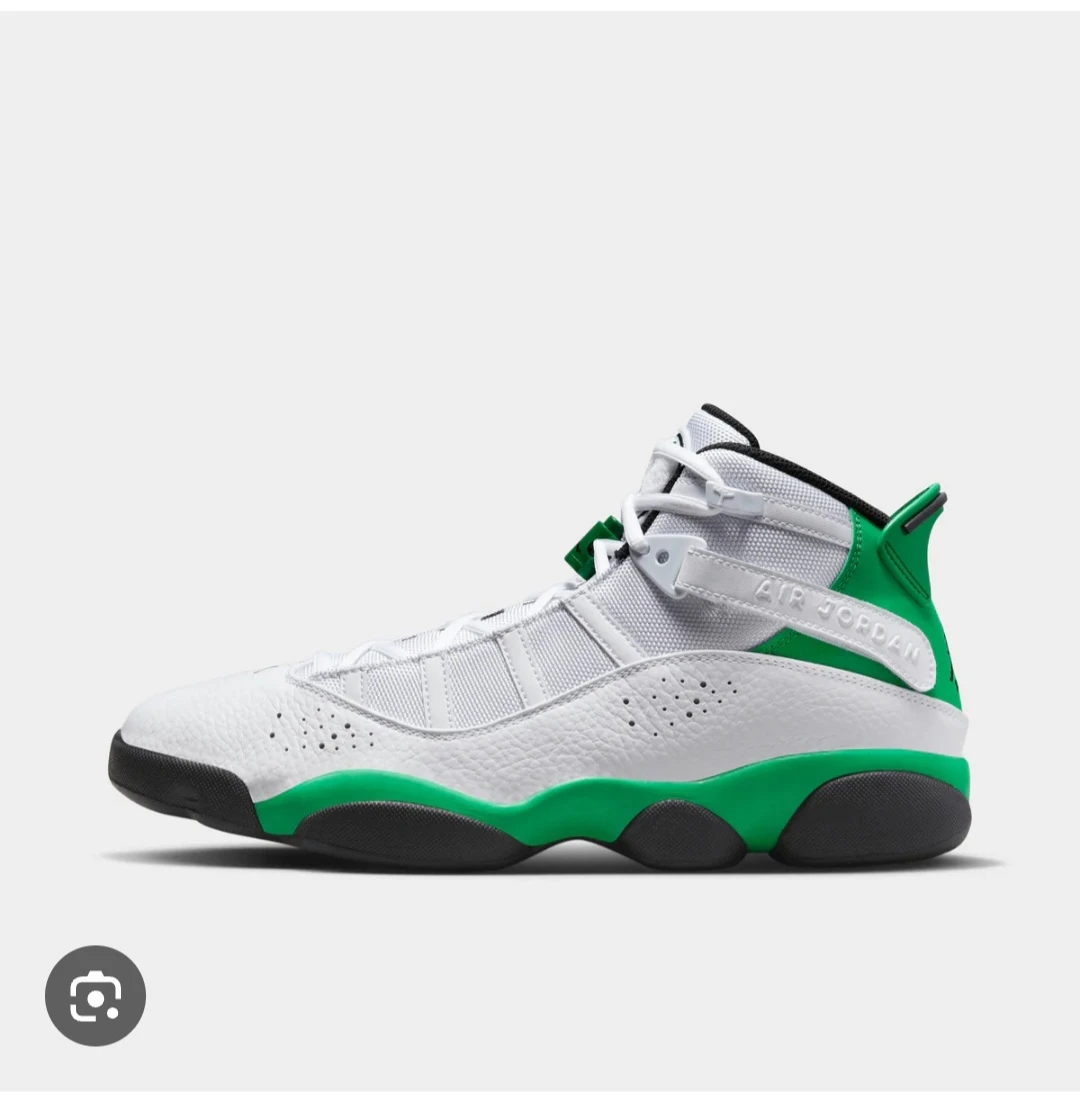 Jordan 6 Rings White Green - photo 2
