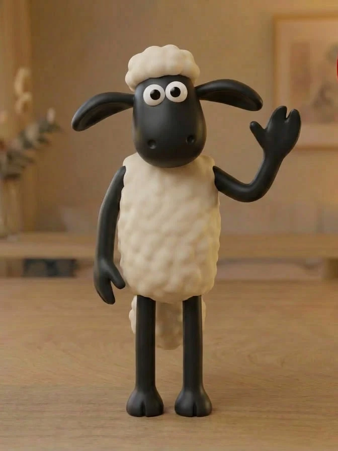 Shaun the Sheep figurine