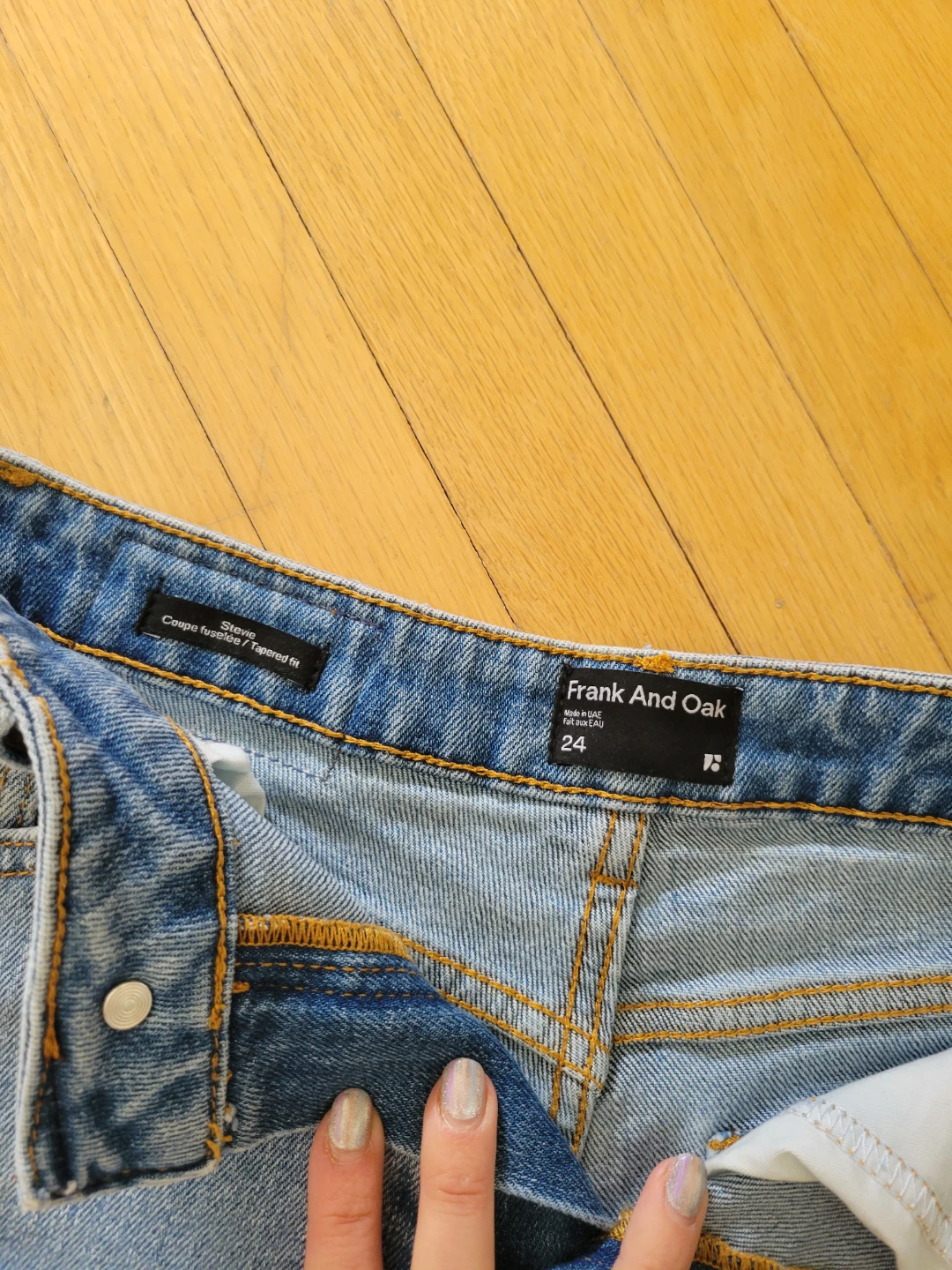 Frank and Oak Denim Shorts - photo 2