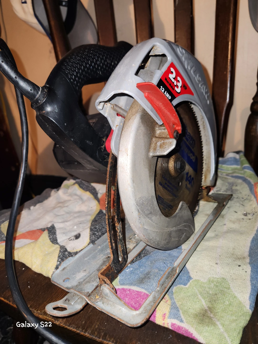 Skil circular saw 2.3 HP 12 Amp wit Oldham Plywood Blade - photo 2