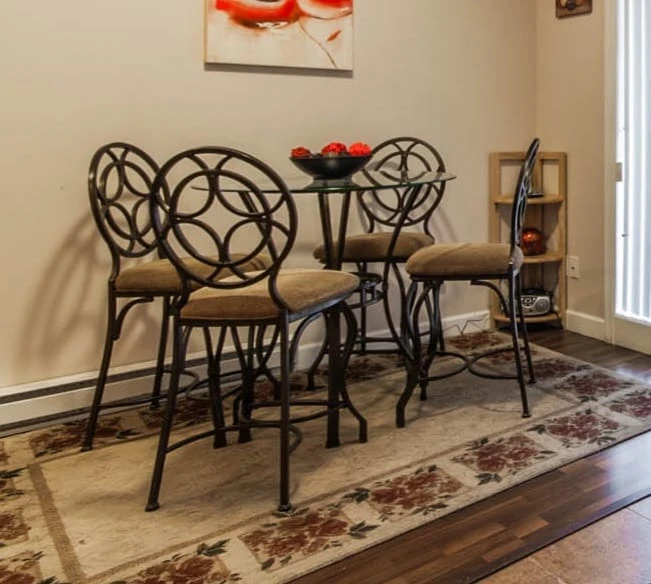 Glass Top Bistro Table and Chairs Set