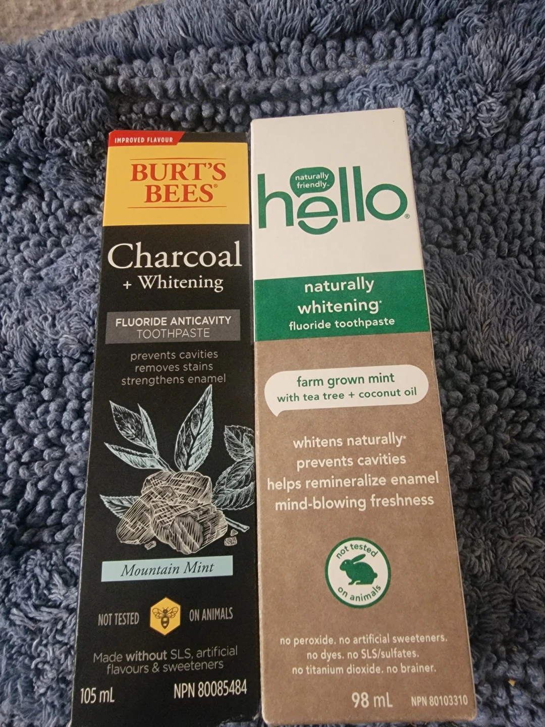 Fluroride Toothpaste Burtsbee Hello