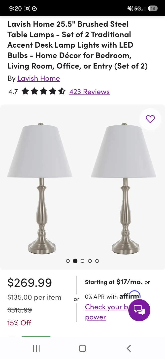IKEA bedside table + lamps ($650 new) - photo 5