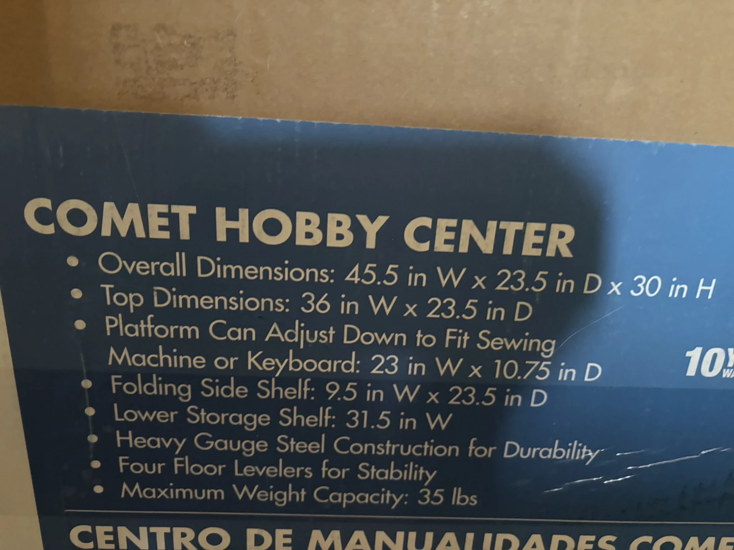 Studio Designs Comet Hobby Center Craft Table - photo 3