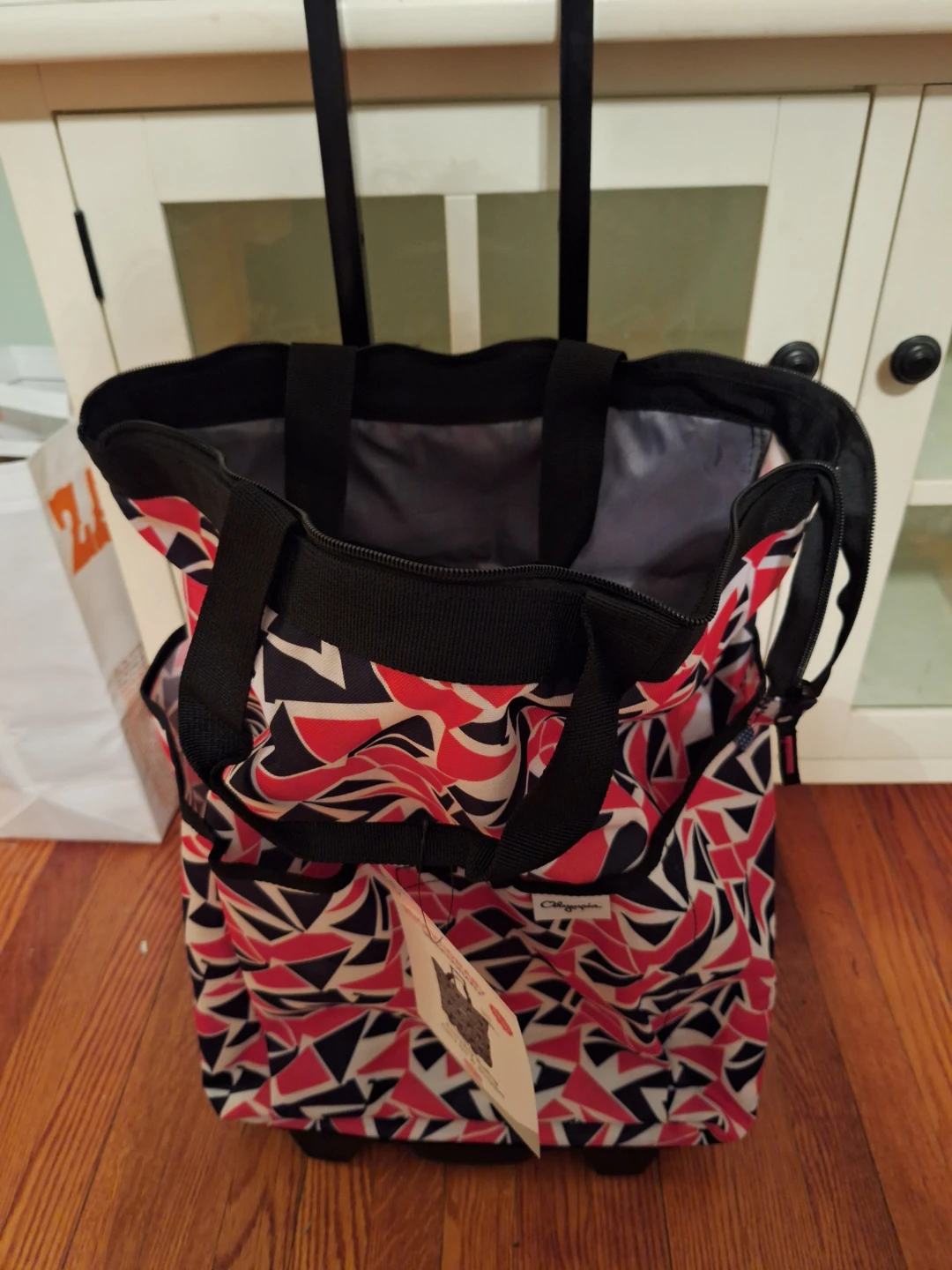 Olympia USA "Red Miami" Rolling Carry-On & Shopper Bag - photo 2